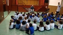 INFANTIL RECIBE A VISITA DE IAGO LÓPEZ