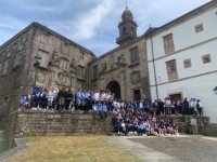 OFRENDA FLORAL DO ALUMNADO DA ESO POLO DÍA DAS LATRAS GALEGAS