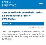 REANUDACIÓN DE ACTIVIDADE LECTIVA MÉRCORES 30 DE ABRIL